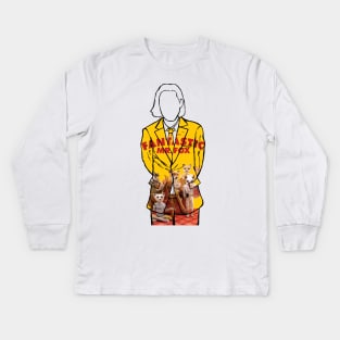 Wes Anderson (Fantastic Mr. Fox) Kids Long Sleeve T-Shirt